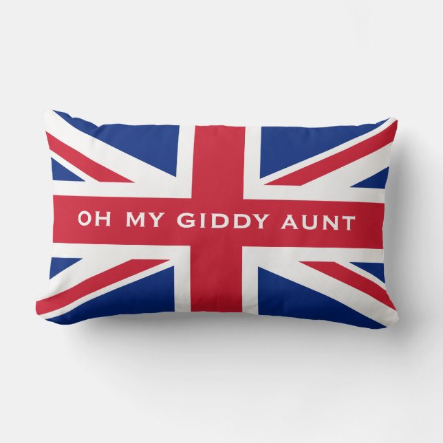 Union Jack Lumbar Pillow (Front)