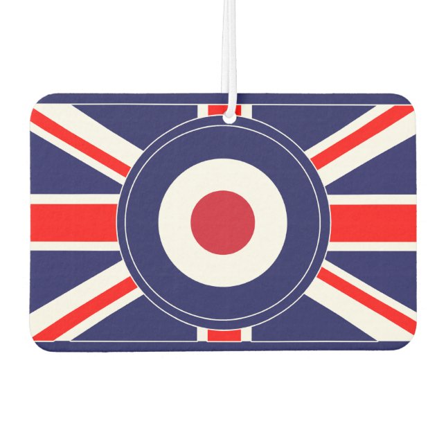 Union Jack Mods England Target Air Freshener (Front)