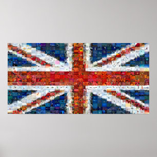 Union Jack Montage - Standard Poster