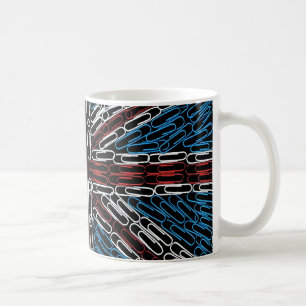 Union Jack of Paperclips Coffee Mug