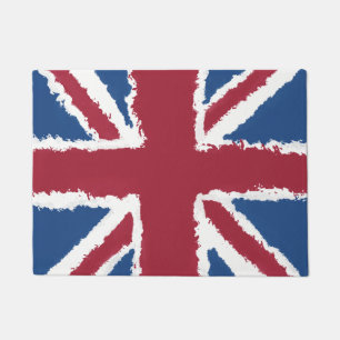 Union Jack Painted Artwork by Heva Weva Doormat