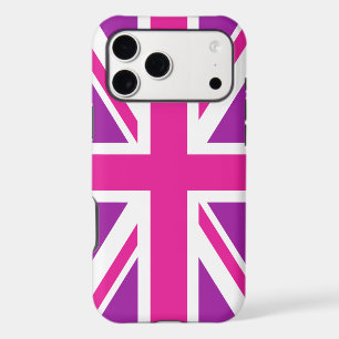 Union Jack/Pavillon Royaume-Uni Rose et Violet