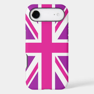 Union Jack/Pavillon Royaume-Uni Rose et Violet
