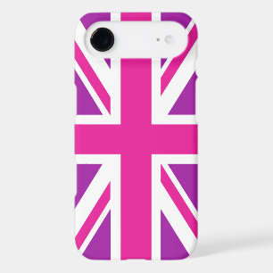 Union Jack/Pavillon Royaume-Uni Rose et Violet