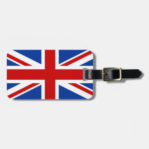 Union Jack Personalized Luggage Tag