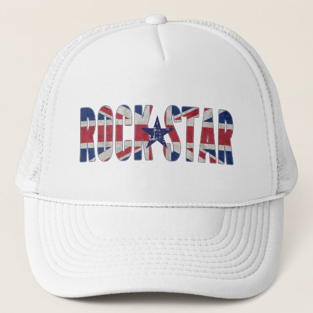Union Jack Rock Star hat (Front)