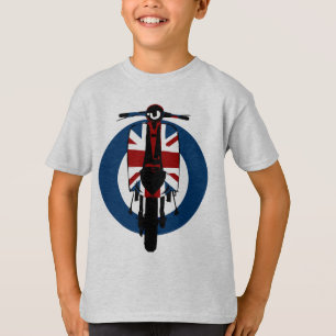 Union jack sixties scooter art 2 T-Shirt