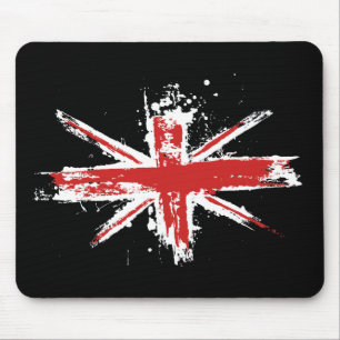 Union Jack Splatter Mousepad