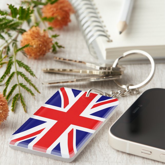 Union Jack - The British Flag Keychain (Front Right)