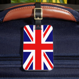 UNION JACK - THE BRITISH FLAG London Luggage Tag