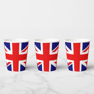 UNION JACK - THE BRITISH FLAG PAPER CUPS