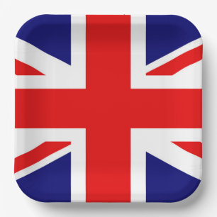 UNION JACK - THE BRITISH FLAG PAPER PLATE