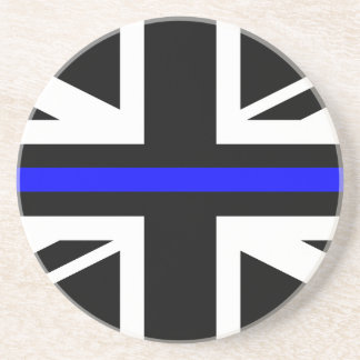 Union Jack Thin Blue Line Coaster