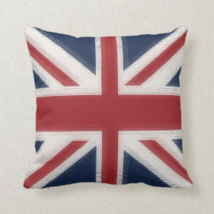Union Jack Throw Pillow