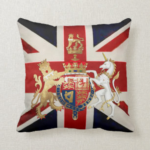Union Jack Throw Pillow