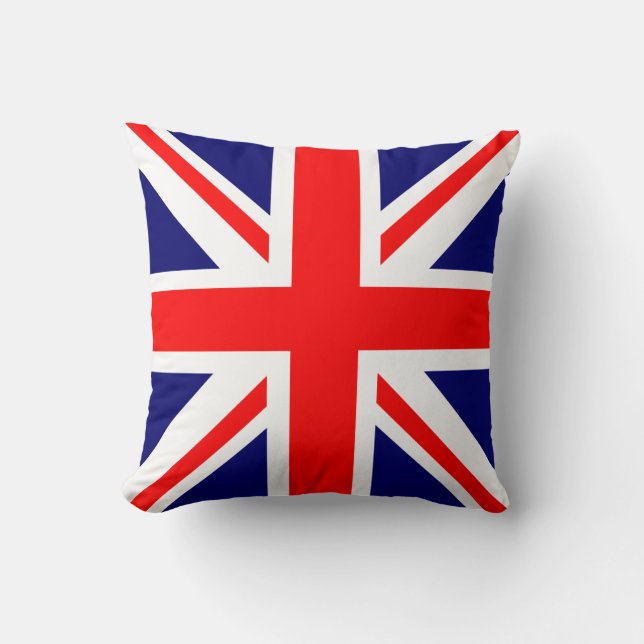 Union Jack Throw Pillow (Front)