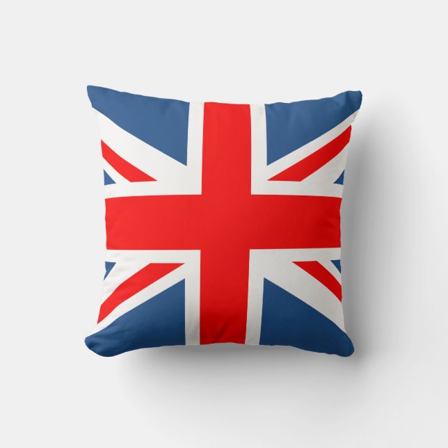 Union Jack Throw Pillow (Front)