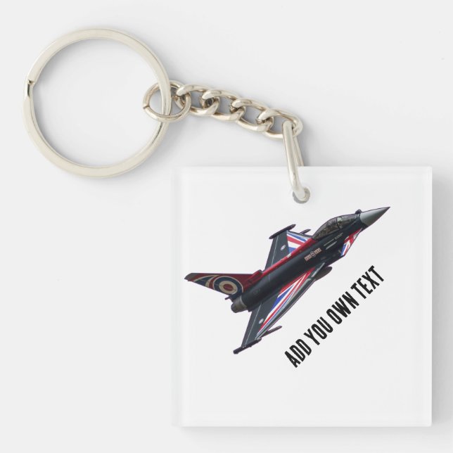 Union Jack Typhoon Keychain (Front)