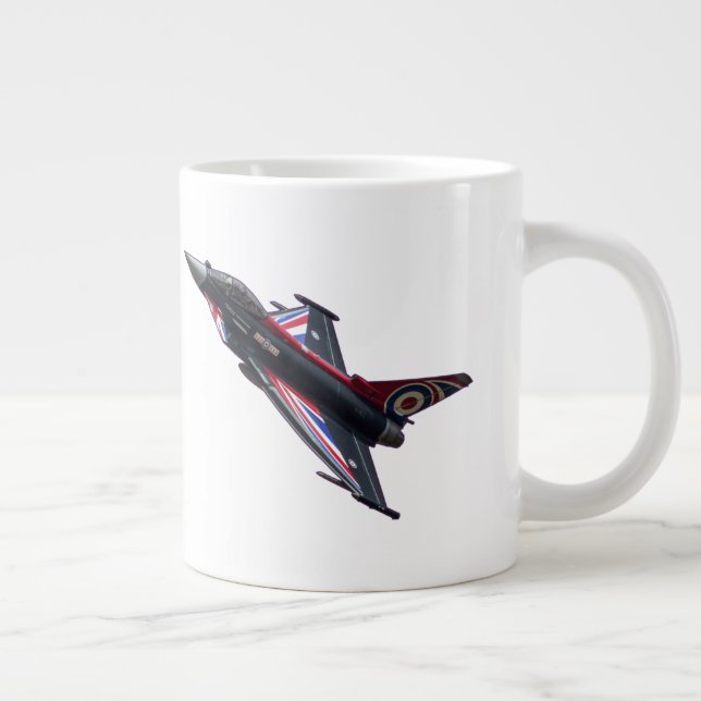 Union Jack Typhoon Large Coffee Mug (Right)