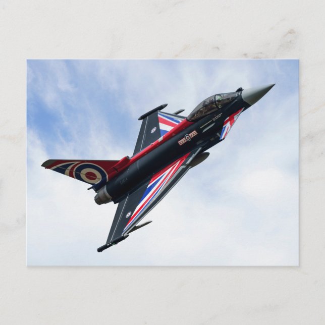 Union Jack Typhoon Postcard (Front)