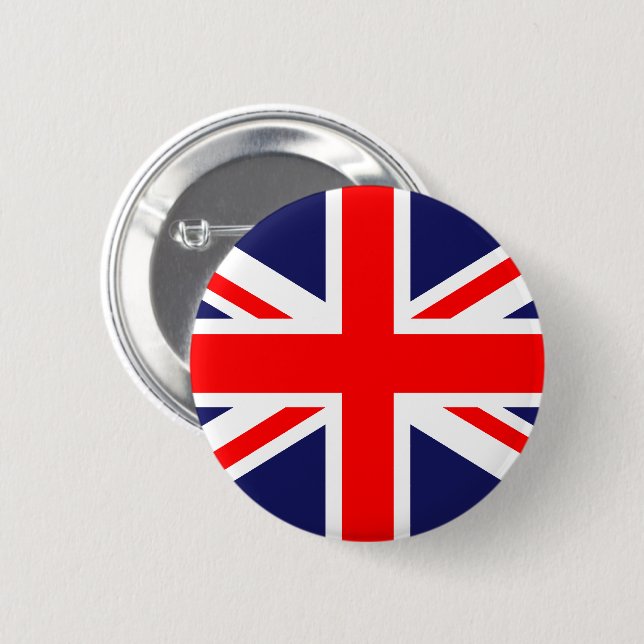 25mm Union Jack Pin Union Jack Flag Button Badge / Fridge Magnet - 25mm British Mod Style, All Metal Union Jack Travel - Foto 4