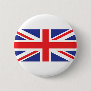 Union Jack UK Flag 2 Inch Round Button