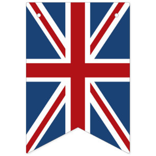 Union Jack UK Patriotic Flag Red White Blue