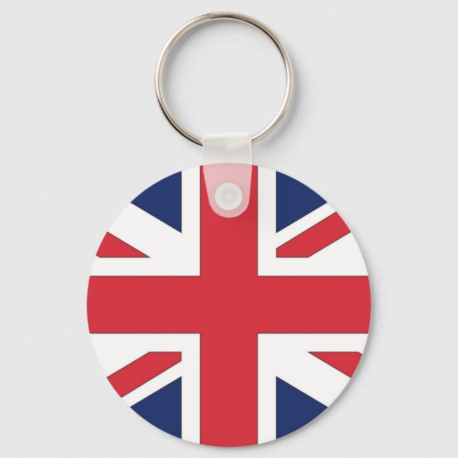 Union Jack, Union Flag of Great Britian Keychain (Front)