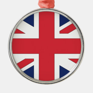 Union Jack, Union Flag of Great Britian Metal Ornament