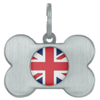 Union Jack, Union Flag of Great Britian Pet Tag