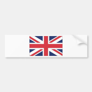 Union Jack/ Union Flag of United Kingdom Bumper Sticker