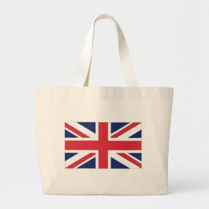 Union Jack/ Union Flag of United Kingdom Large Tote Bag