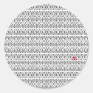 Union Jack - United Kingdom Classic Round Sticker