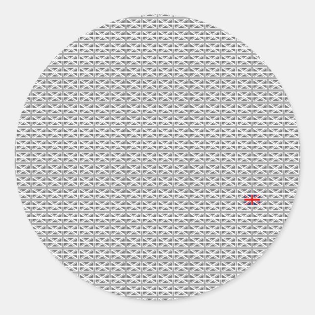 Union Jack - United Kingdom Classic Round Sticker (Front)