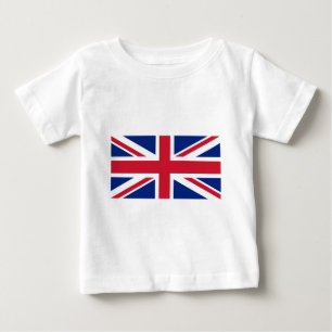 Union Jack: United Kingdom flag Baby T-Shirt