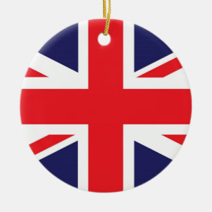 Union Jack United Kingdom Flag Ceramic Ornament