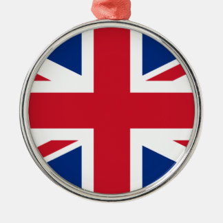 Union Jack United Kingdom Metal Ornament