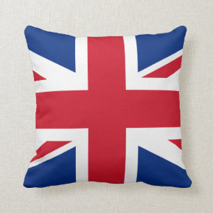 Union Jack United Kingdom Throw Pillow