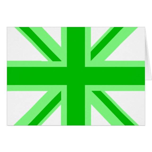 Union Jack vert (Devant horizontal)