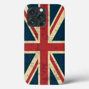 Union Jack Vintage Distressed iPhone 13 Pro Case