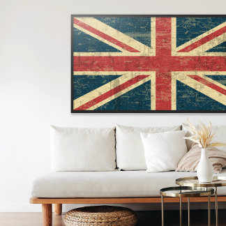 Union Jack Vintage Distressed Poster