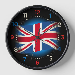 Union Jack Wall Clock