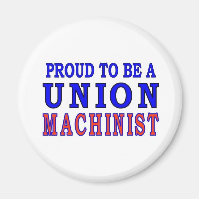 UNION MACHINIST MAGNET (Front)