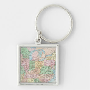 Union Military Chart Keychain
