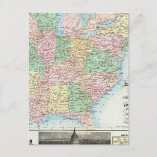 Union Military Chart Postcard