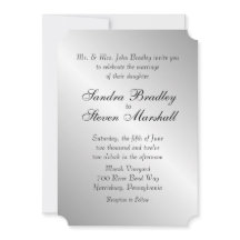 Union of Medicine and Legal Wedding Invitation