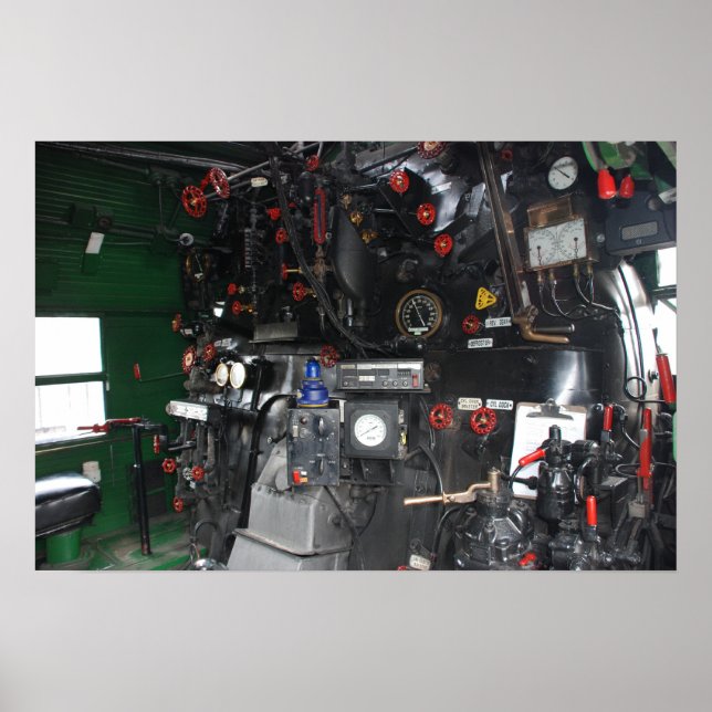 Union Pacific 844 Cab Poster (Front)