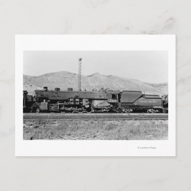 Union Pacific Railroad Engine #5312 Postcard (Front)