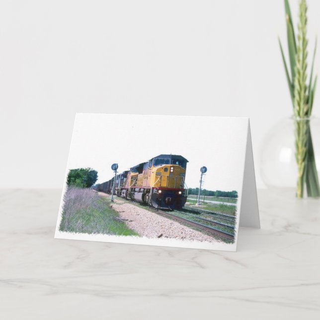 Union Pacific Railroadiana Card (Front)