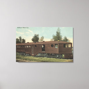 Union Pacific RailroadMcKeen Motor Car View Canvas Print